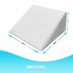 Reclining Orthopedic Hybrid Foam Wedge Pillow, Superior Comfort & Support – Bargain Express