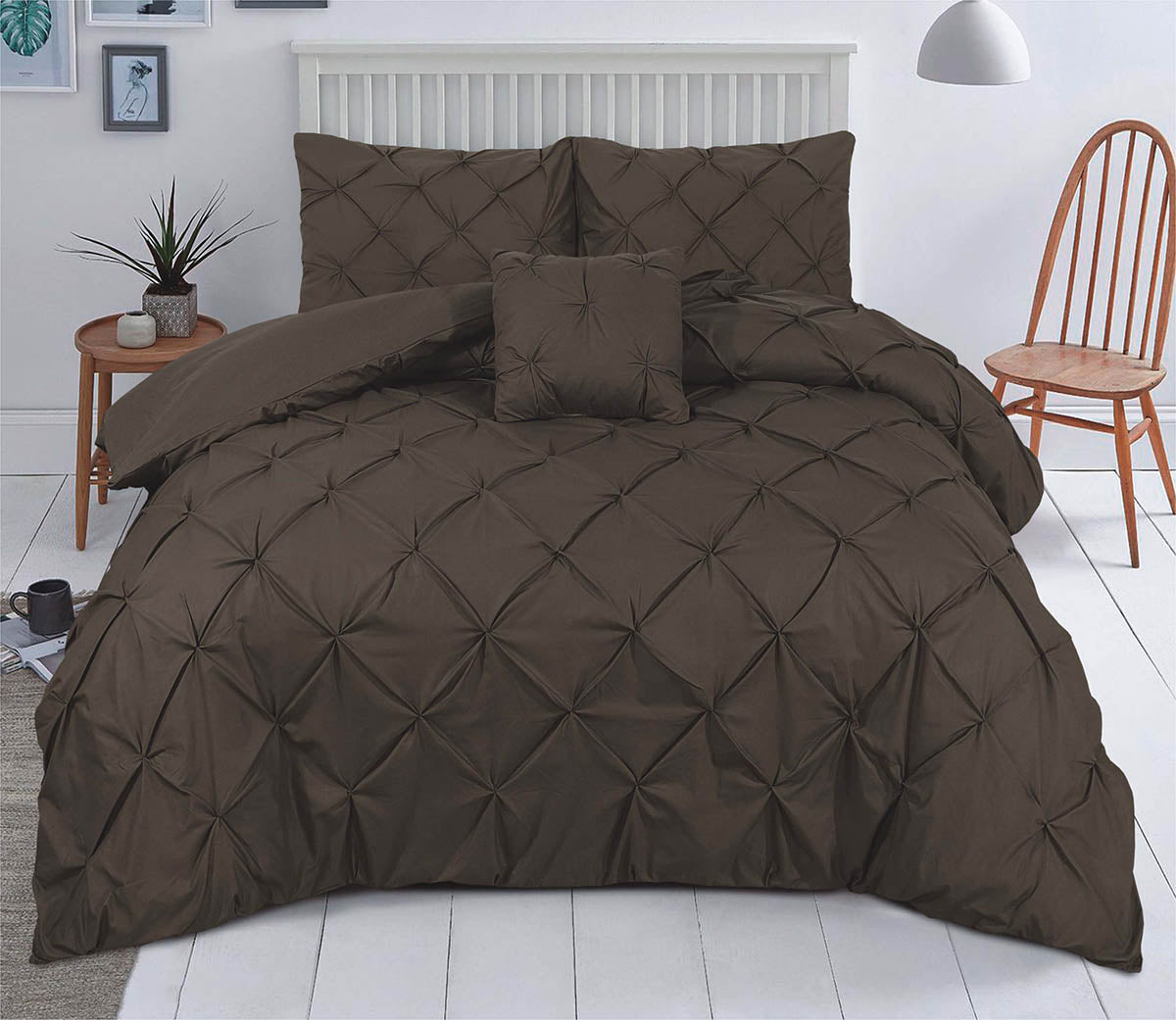 Eliza Pin Tuck Duvet Cover Set 68-Pick