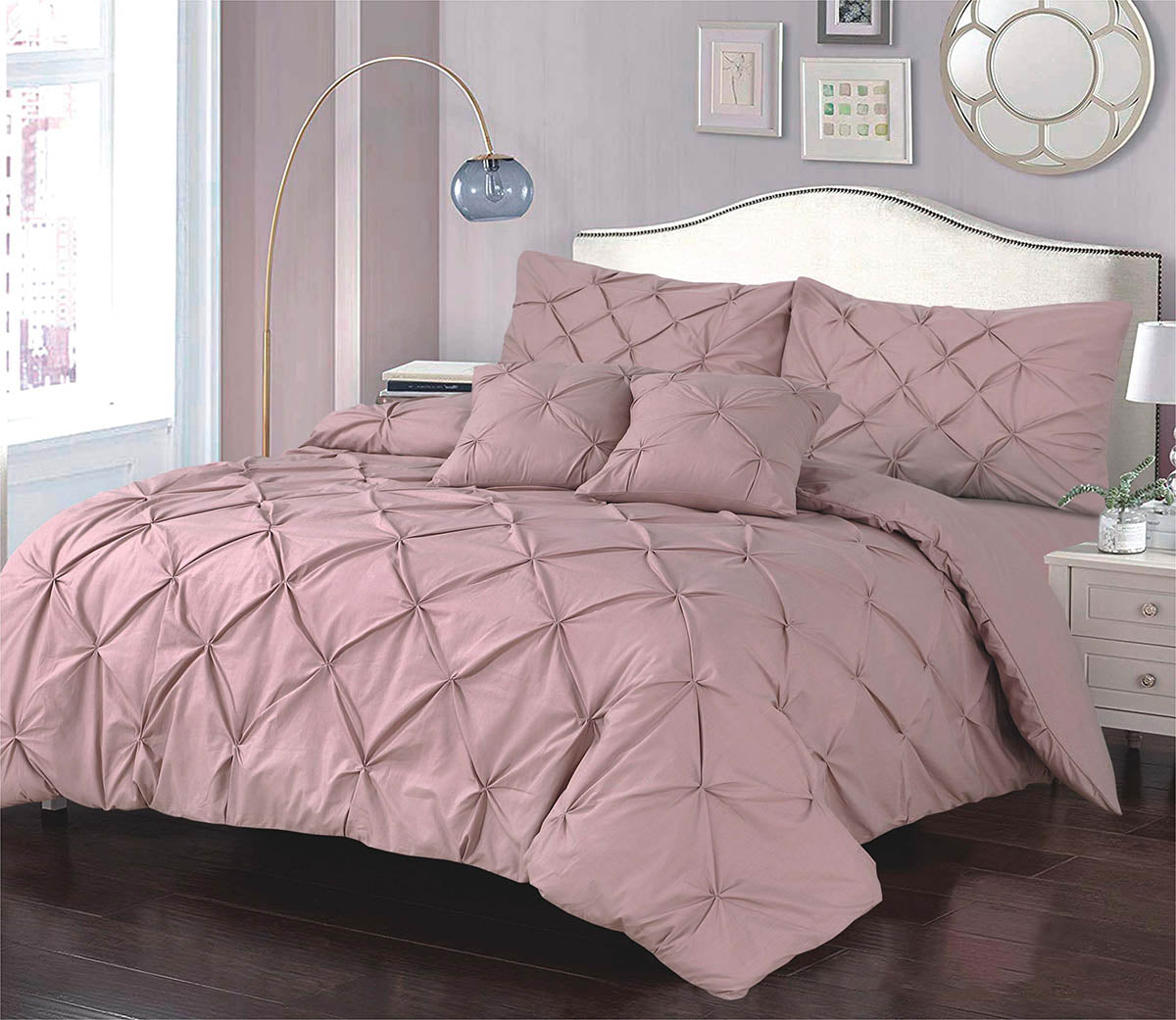 Eliza Pin Tuck Duvet Cover Set 68-Pick