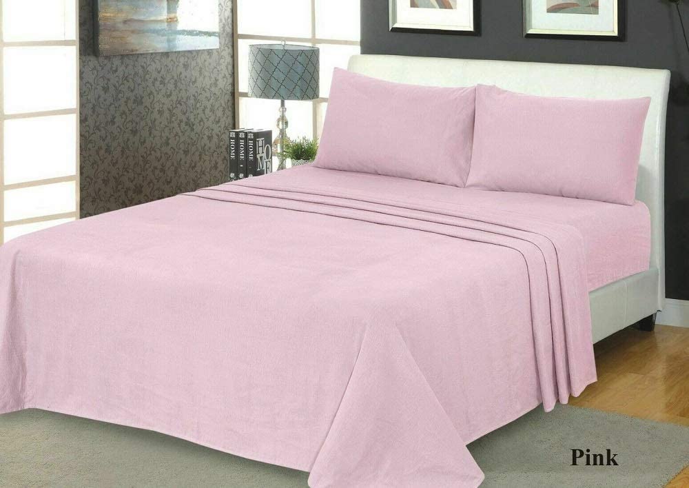 Flanlette 100% Brushed Cotton Fitted Sheet