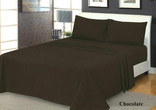 Flanlette 100% Brushed Cotton Fitted Sheet